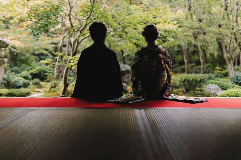 【紅葉・新緑の美しい景色広がる寺院】和装×圓光寺 195,000円~