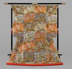 本唐織 葛家草花文