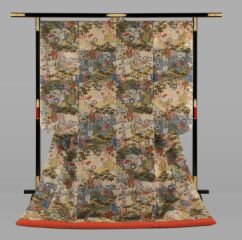 本唐織 葛家草花文