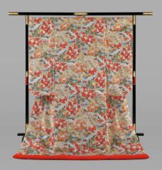 本唐織 松竹梅飛翔文