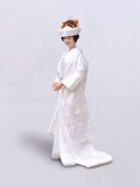 刺繍　翔鶴吉祥松