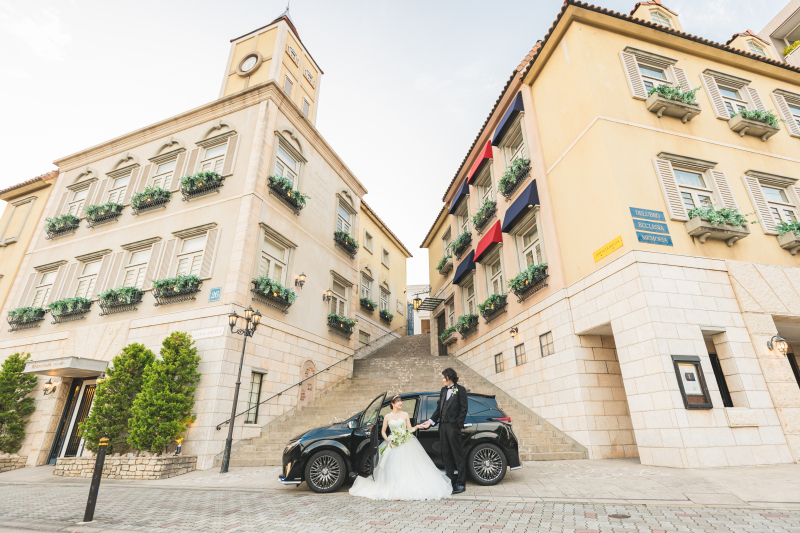 イタリアの街並みで