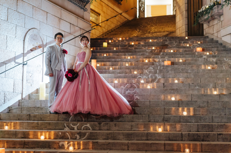 外観にも映えるおふたり