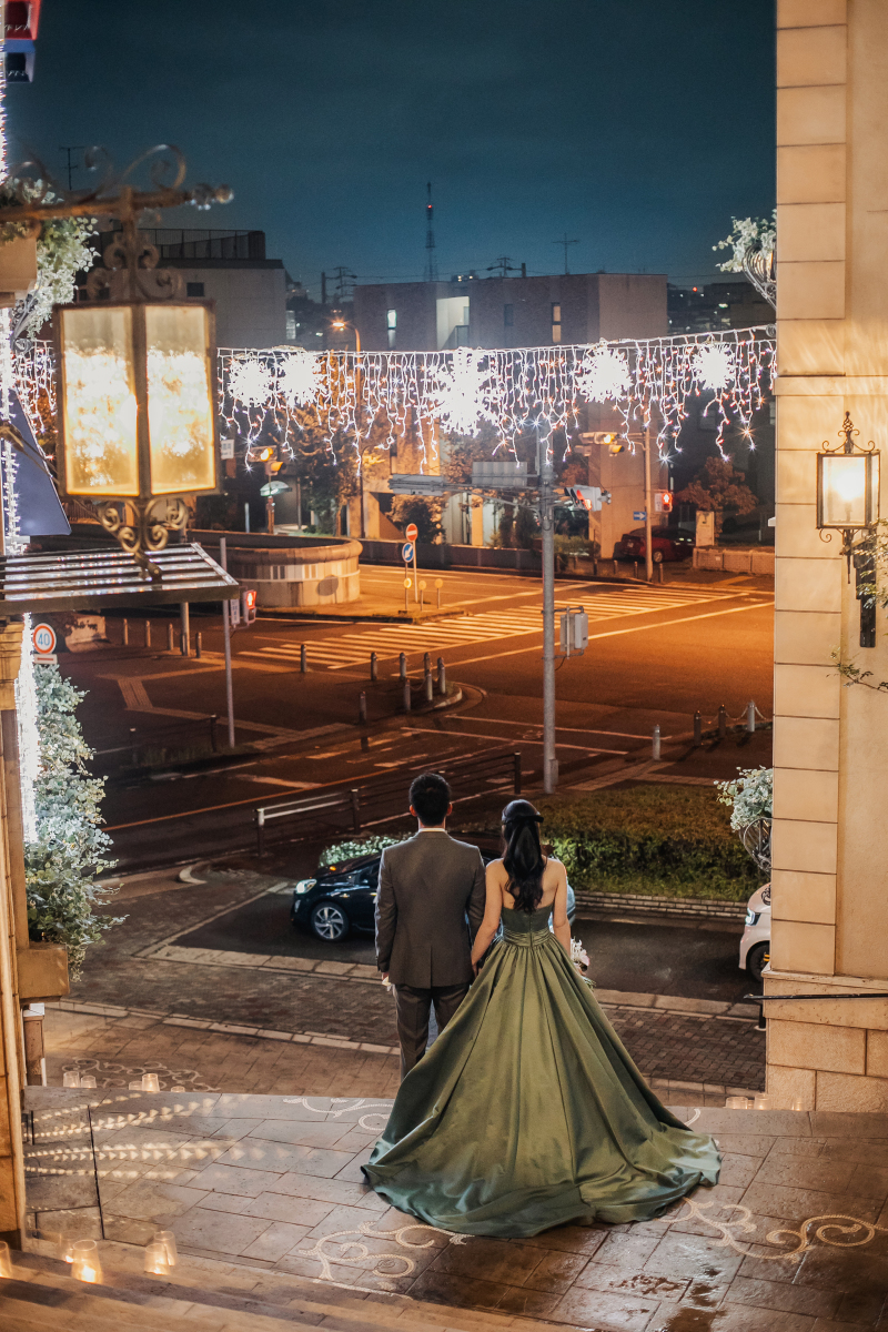 大階段の中腹からの景色