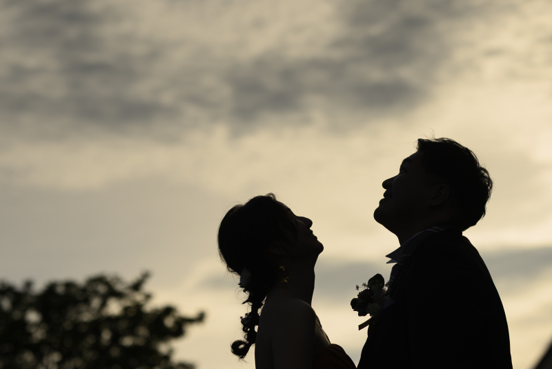 シルエット撮影