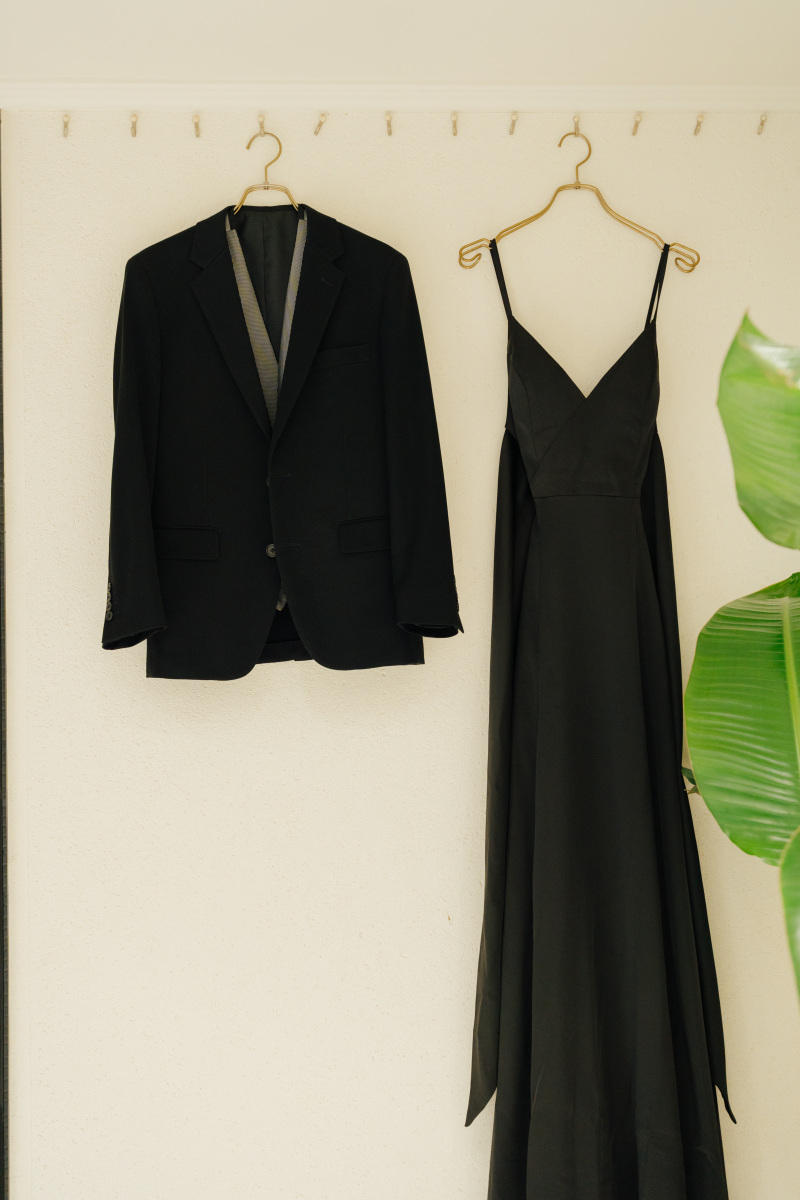 ドレスを飾って