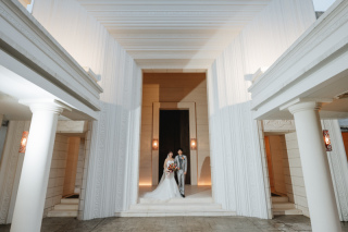 幻想的な雨の反射