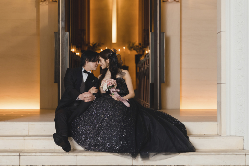 見つめ合いショット