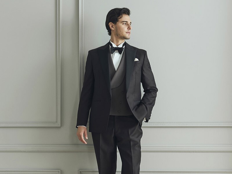 タキシードの種類も豊富