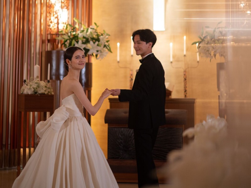 覚王山ル・アンジェ教会_ウエディングドレスが豊富