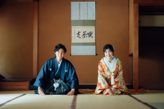 和装でロケーション前撮り