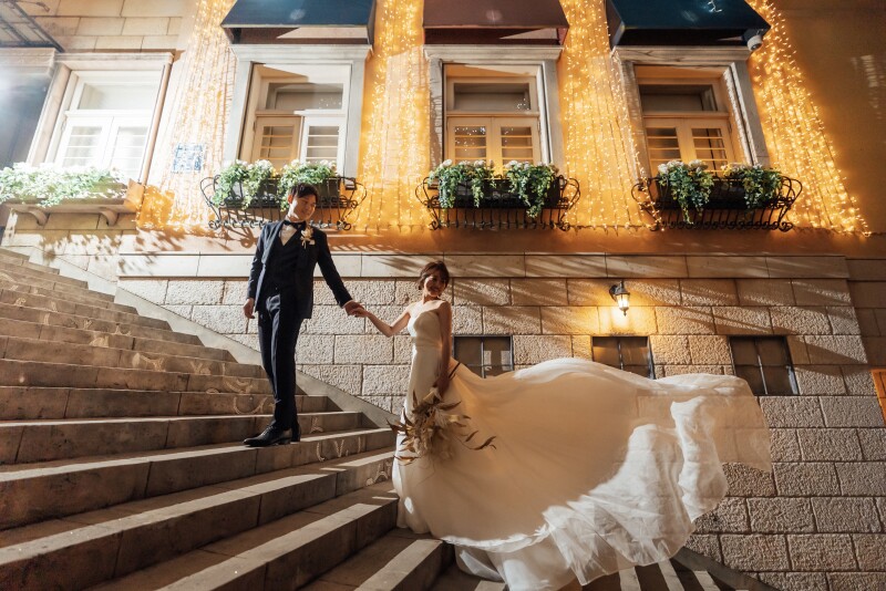 覚王山ル・アンジェ教会_夜景で撮影できる