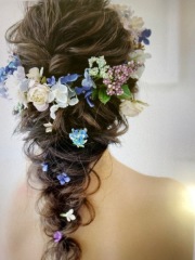 生花ヘアオーナメント