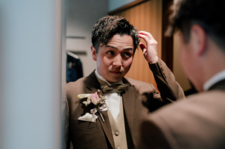 覚王山ル・アンジェ教会_新郎新婦