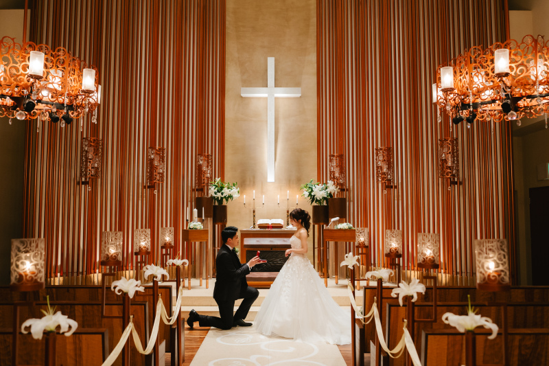 覚王山ル・アンジェ教会_家族・友人を撮影に呼べる