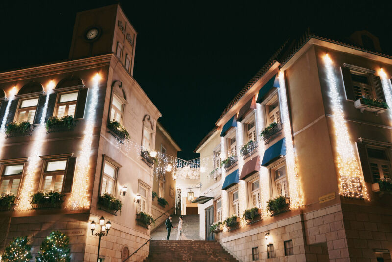 覚王山ル・アンジェ教会_夜景で撮影できる