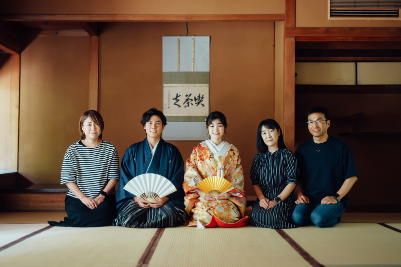 記念にご家族集合写真はいかがでしょうか