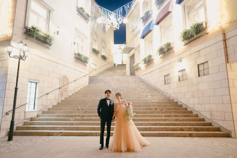 覚王山ル・アンジェ教会_夜景で撮影できる