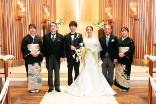 覚王山ル・アンジェ教会_ファミリーフォト