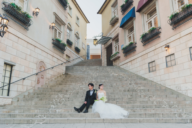 覚王山ルアンジェ教会の外観や敷地内のどんなスポットでもおふたりのキャラクターを写真にて表現させていただきます