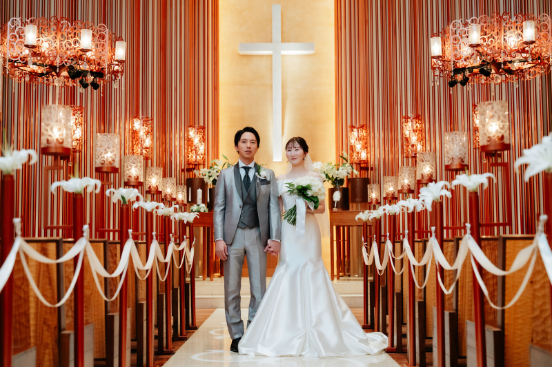 【2026年8月迄限定！ヨーロッパを思わせる街並み&times;唯一無二のチャペル】洋装フォトウエディングプラン
