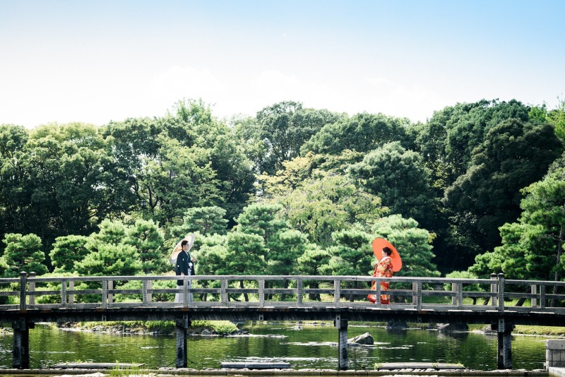 【白鳥庭園】和装ロケーションフォトプラン