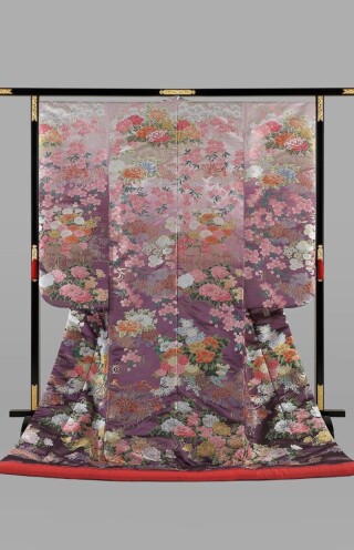 淡紅藤ぼかし　四季花集雅の宴