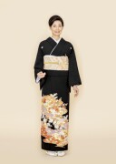 雲取宝尽くしに花籠