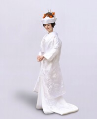 刺繍　翔鶴吉祥松