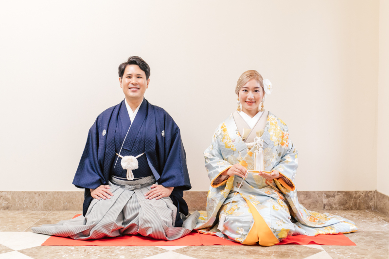 教会内でのおふたりショット