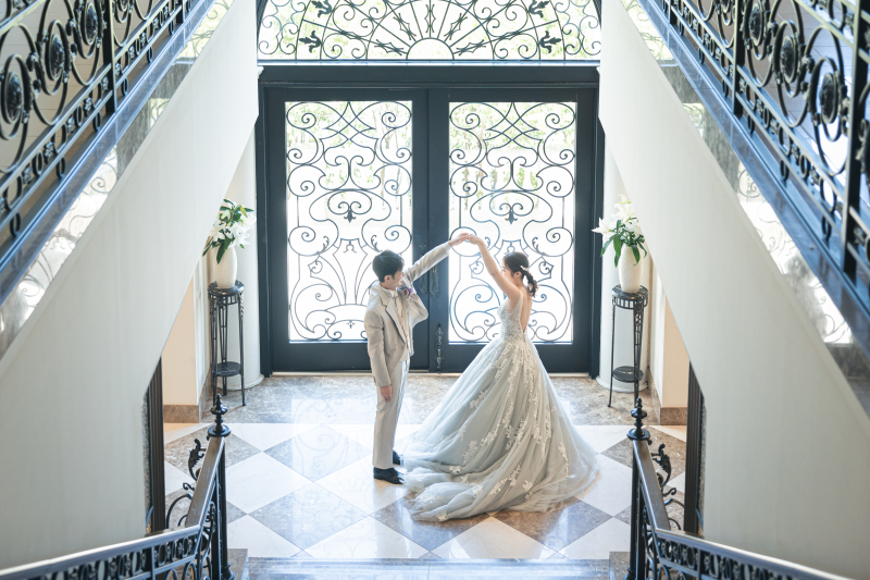 階段でのお写真