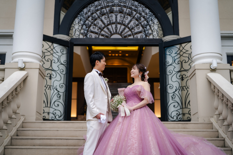 カラードレスでの撮影