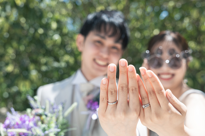 緑と笑顔があふれるお写真