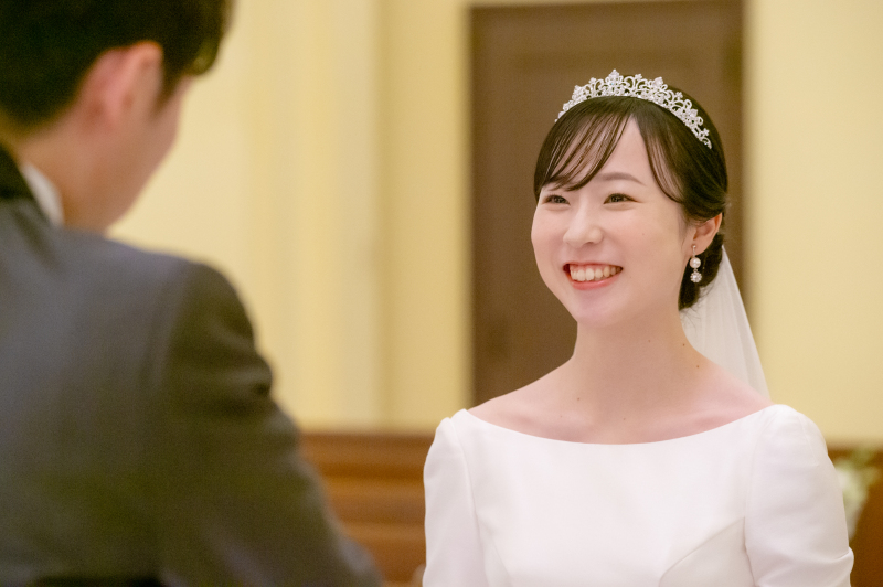 新婦様のご反応