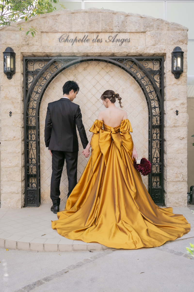 赤坂ル・アンジェ教会_カラードレスが豊富