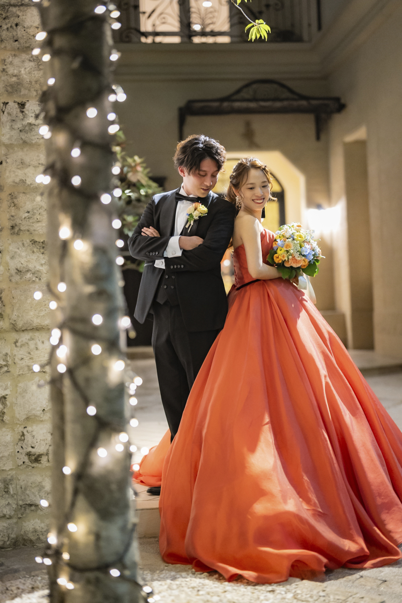 赤坂ル・アンジェ教会_カラードレスが豊富