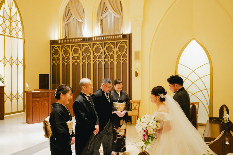 赤坂ル・アンジェ教会_家族・友人を撮影に呼べる