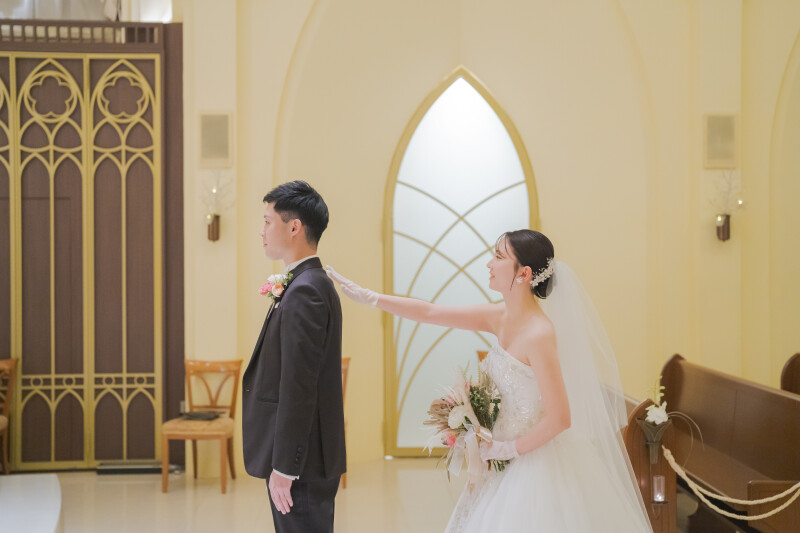 赤坂ル・アンジェ教会_結婚式場で撮影できる