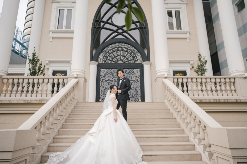 赤坂ル・アンジェ教会_結婚式場で撮影できる
