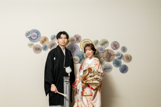 和装スタジオ風撮影Paper Decoration
