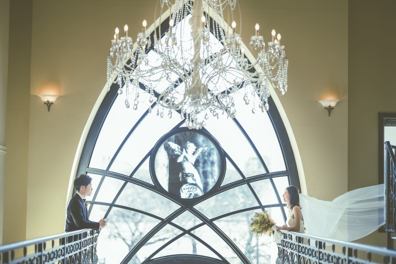 赤坂ル・アンジェ教会_結婚式場で撮影できる