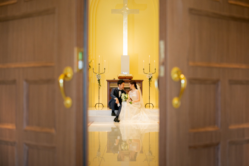 赤坂ル・アンジェ教会_チャペルで撮影できる