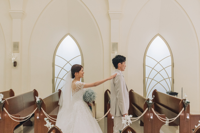 赤坂ル・アンジェ教会_結婚式場で撮影できる