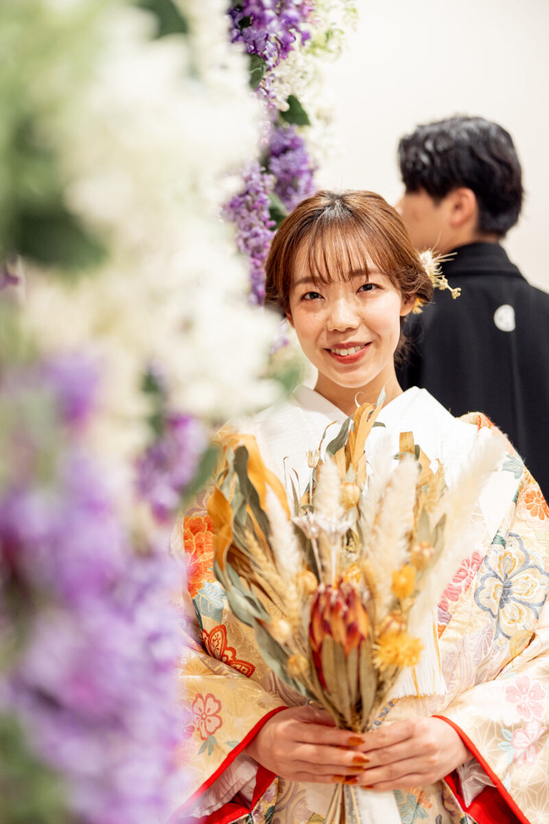 【和装フォト】教会内でスタジオ風撮影ができる*衣裳+美容+100カットデータ