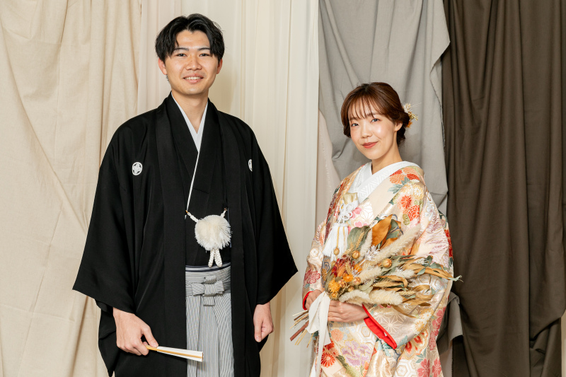 【和装フォト】教会内でスタジオ風撮影ができる*衣裳+美容+100カットデータ