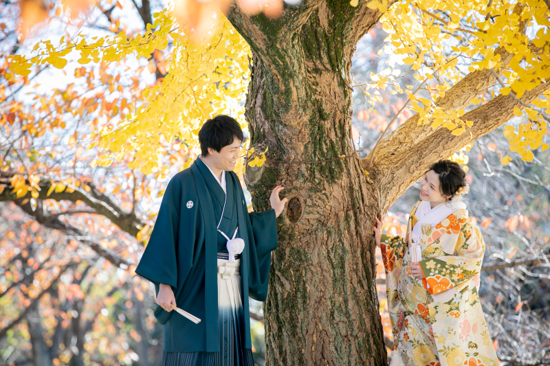 【和装フォト】教会+舞鶴公園での撮影*衣裳+美容+100カットデータ+25カットアルバム