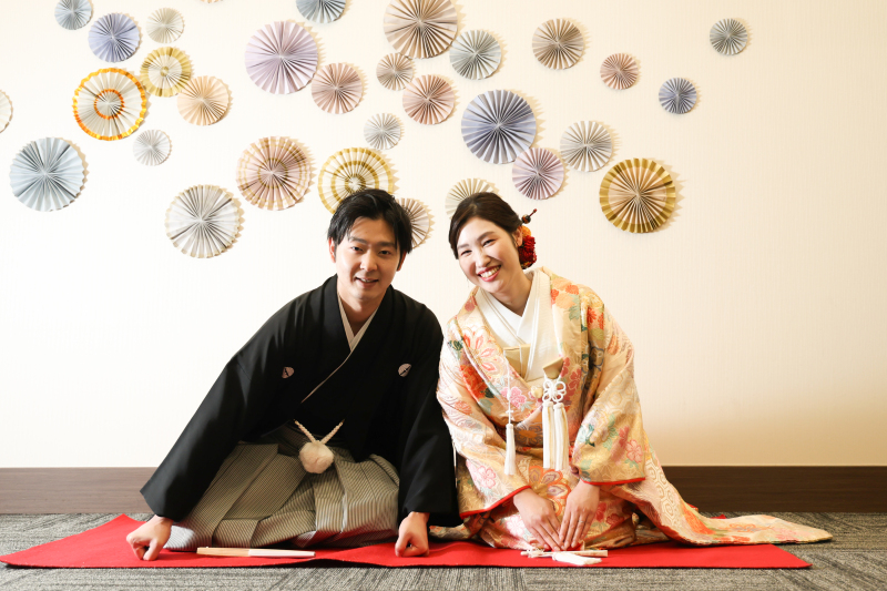 【和装フォト】教会内でスタジオ風撮影ができる*衣裳+美容+100カットデータ