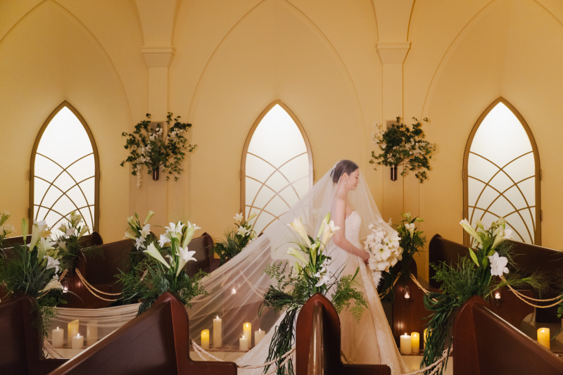 【3月〜5月撮影限定】＊春の特別撮影プラン＊教会貸切50カット＊限定衣裳付き