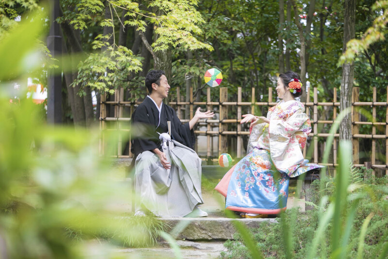 【和装フォト】日本庭園で和装ロケーション撮影が叶う*衣裳+美容+100カットデータ+12カットアルバム付き