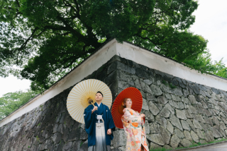 【和装フォトプラン】教会＋舞鶴公園での撮影＊衣裳＋美容＋100カットデータ